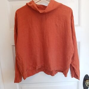 Butter Moon Linen Salmon Size L